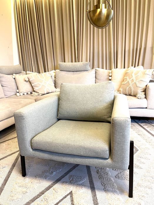 Fotel Koarp, Ikea, jasnozielony