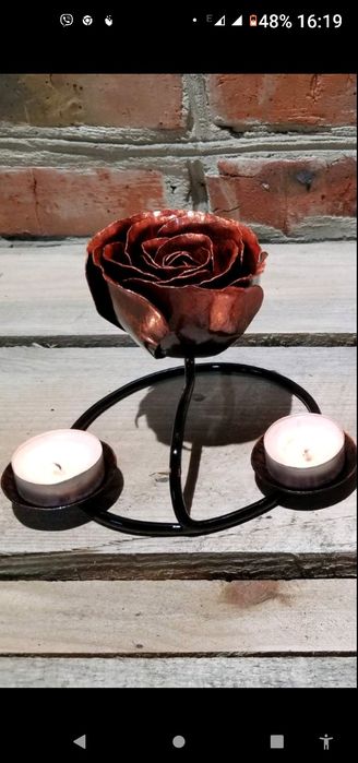 Свічник Троянда подарунок
