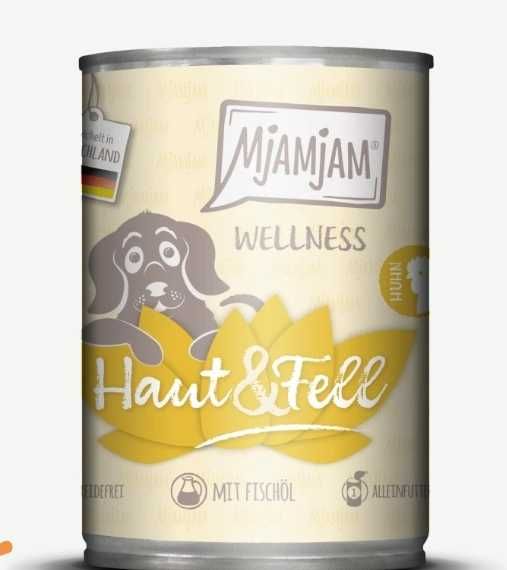 24x Mjamjam 400g karma dla psa wysokomięsna