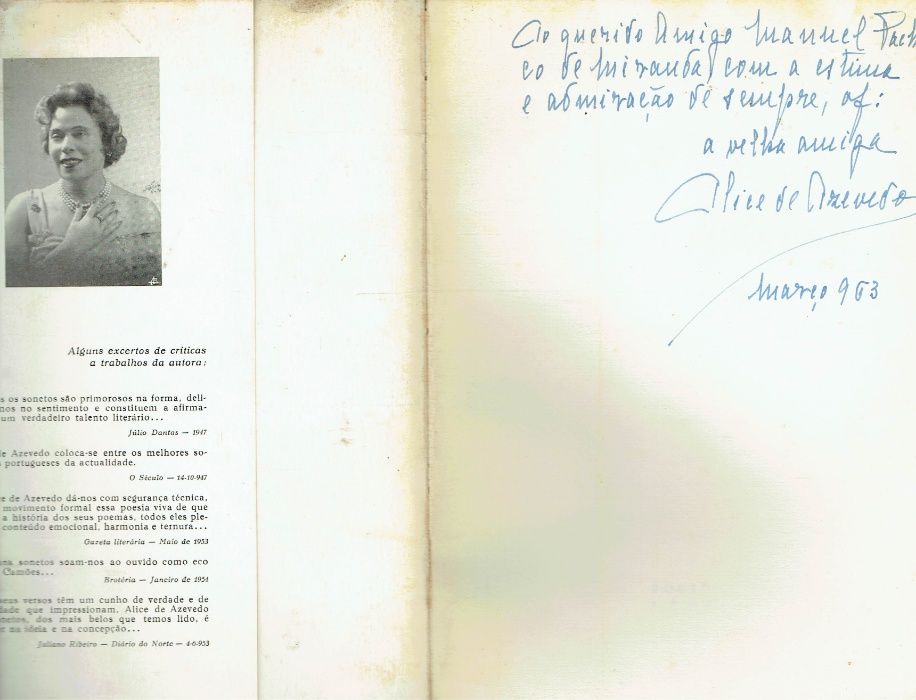 9712 Rosal sem Primavera de Alice de Azevedo / Autografado
