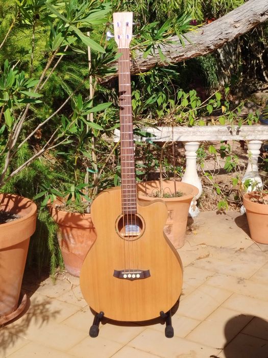 TANGLEWOOD TWR-AB Acoustic Electric Bass Guitar / Guitarra Baixo