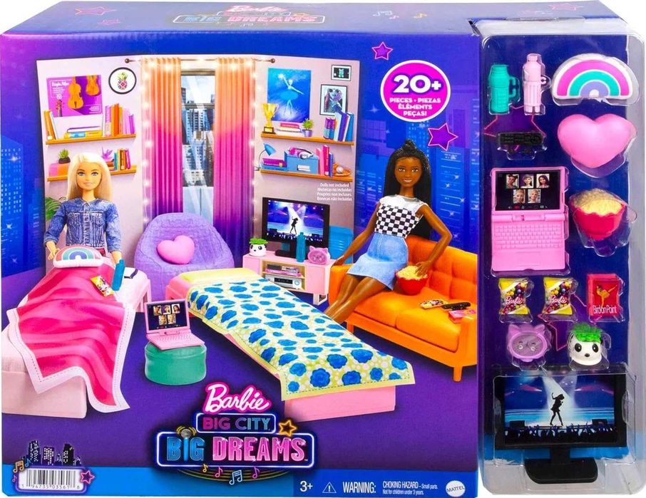 Ігровий набір меблів для Барбі Barbie Big City, Big Dreams Dorm Room