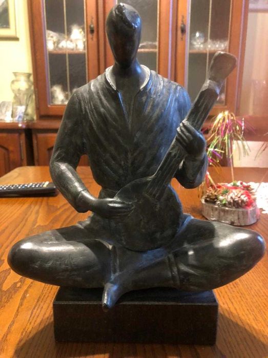 Скульптура Ярич Бронза Козак з бандурою