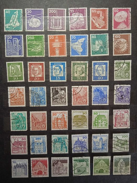 Znaczki Pocztowe Niemcy Deutche Niemieckie 253 szt (80)