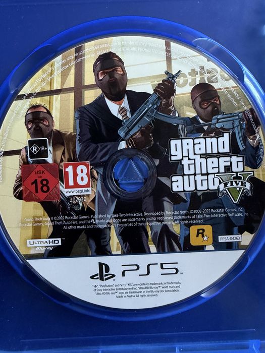 Диски для PS5 в ідеальному стані