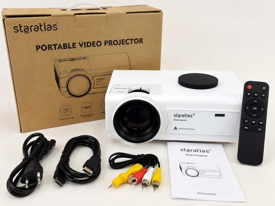 Projetor Staratlas L36P Full HD 1080P WiFi – Novo em Caixa