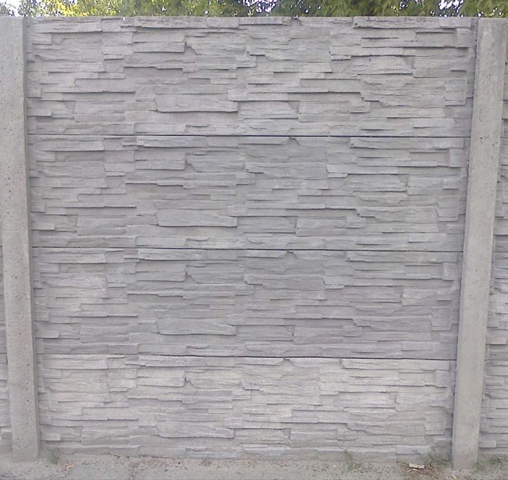 Бетонний забор. Бетонні огорожі. Бетонні паркани. Євроогорожі.