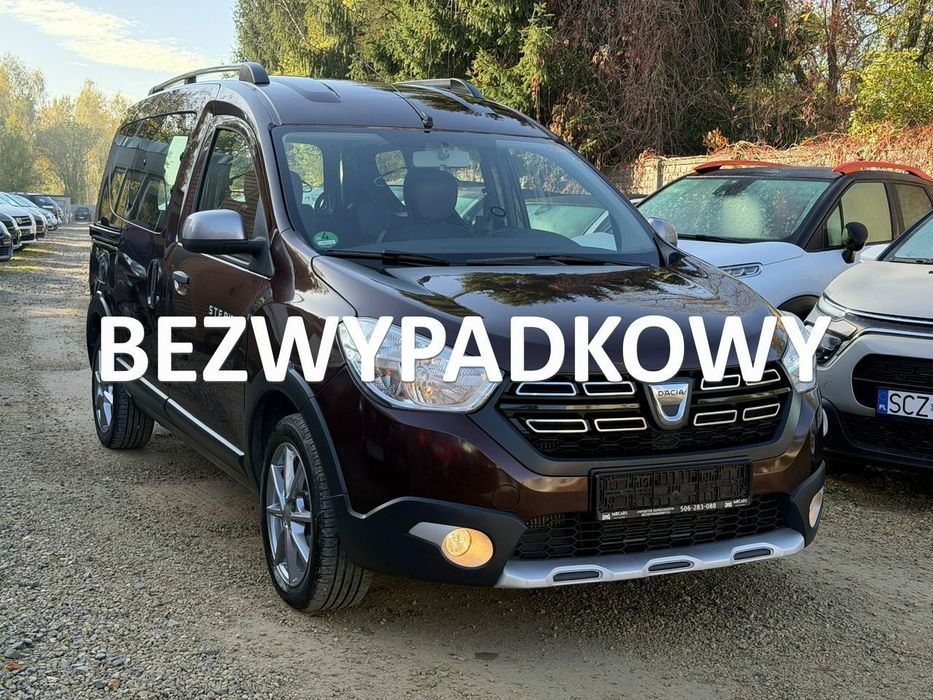 Dacia Dokker EURO6*1.5DCi*90PS*STEPWAY*Navi*Tempomat*Półskóra*PDC*Grzane*Fotele*TOP