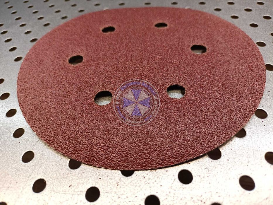 50szt. A60 Krążek na Rzep 150mm z otworami Papier Ścierny 150mm 60