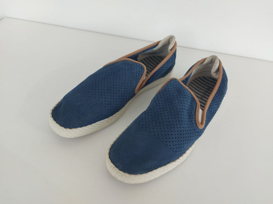 Buty męskie espadryle skórzane Lacoste Tombre w rozmiarze 42