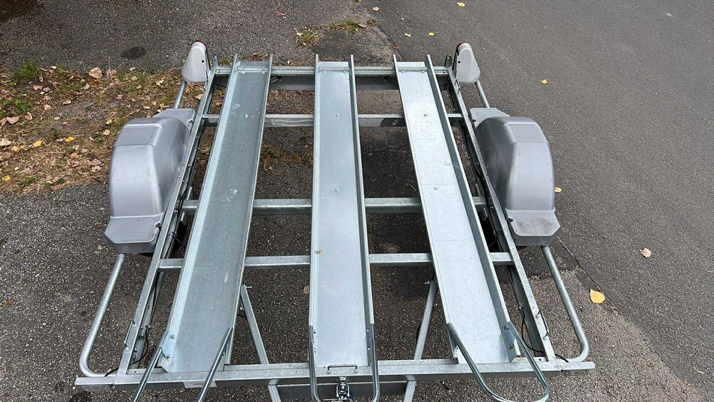 Przyczepka Stedele 750kg Platforma na 3 Motocykle  Ubezpieczona