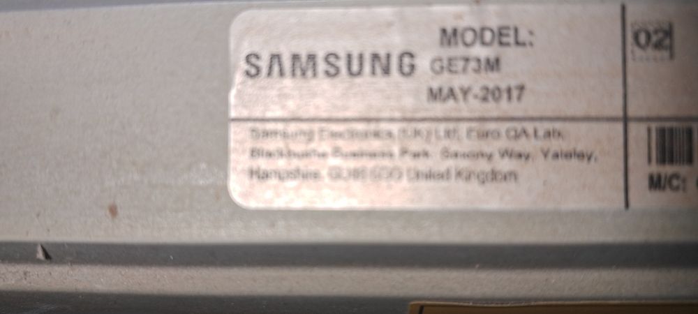 Mikrofalówka samsung ge73m