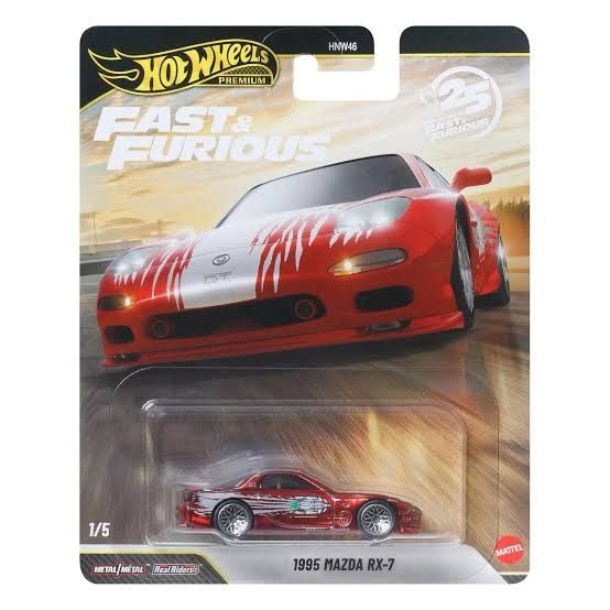 Hot wheels premium 1995 mazda rx 7 chase fast & furious: 1 500 грн