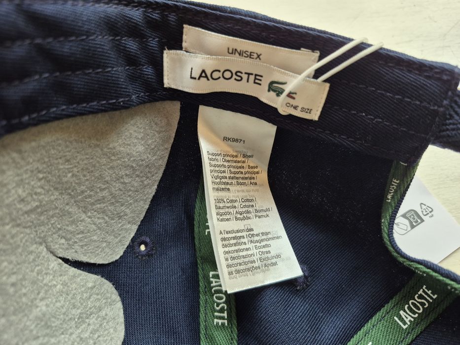 Czapka z daszkiem Lacoste