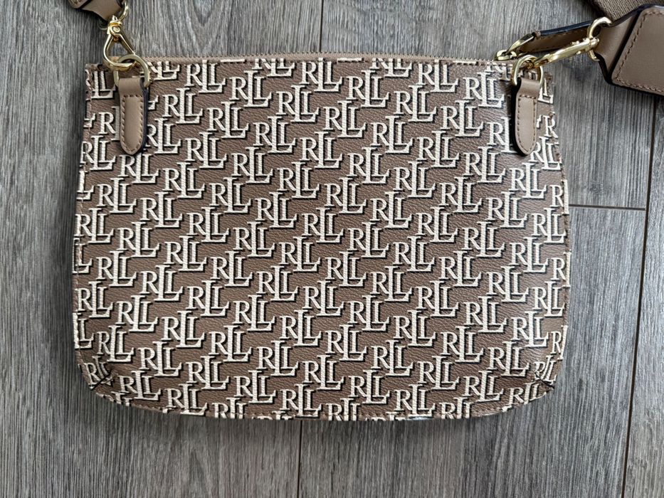 Torebka Skórzana Ralph Lauren Jamey 27 Listonoszka Jak Nowa!