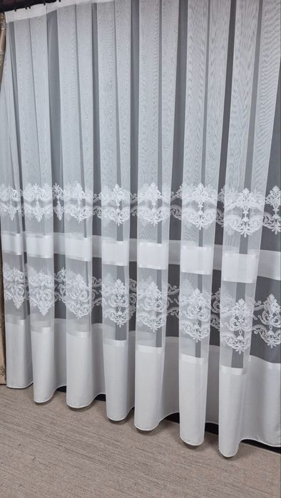 Тюль бамбук корони полоска штори петек мармур буклє льон шифон