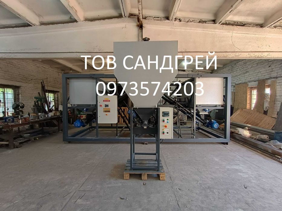 Завод для виготовлення сухих будівельних сумішей. Мобільний завод.