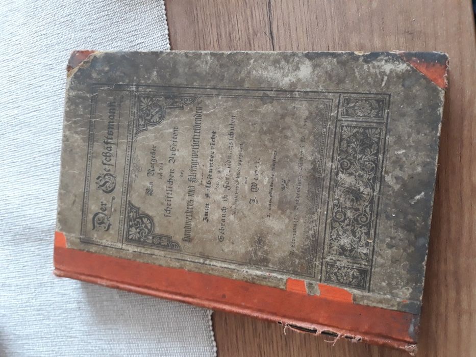 1896r Der Geschaftsmann (Biznesmen) - J. Wewer. Stara książka