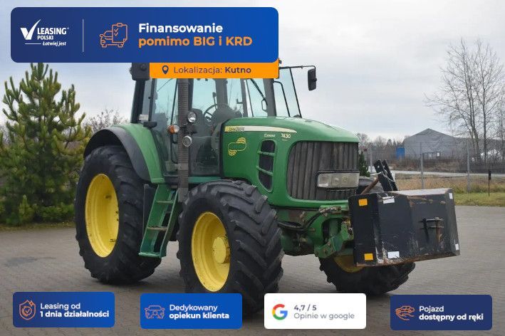 John Deere 7430  KUTNO [14583] Ciągnik rolniczy 4x4, WOM, FV23%VAT