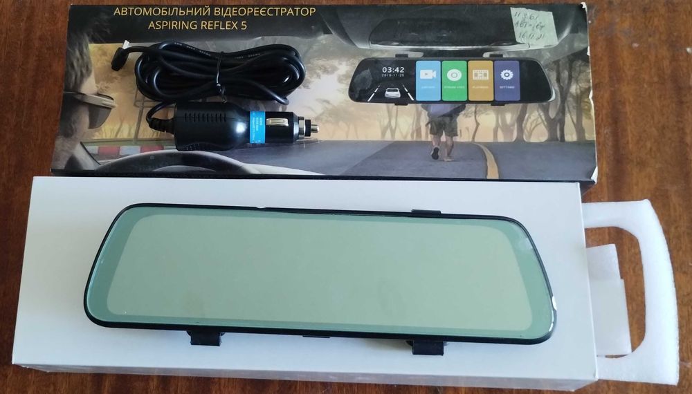 Продам автомобільний Зеркало Відеореєстратор Aspiring Reflex 5, можливий торг!