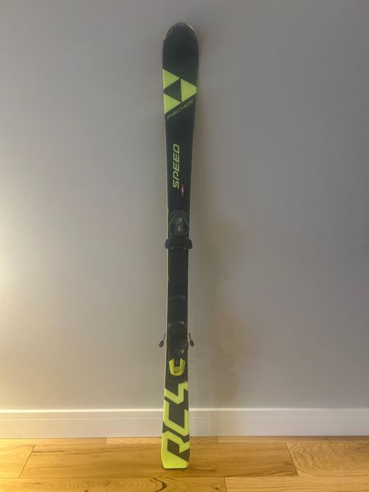 Narty Fischer Speed 140 cm - plus kijki Leki 110 cm