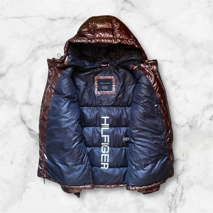 -40% XL 50 52 Tommy Hilfiger пуховик парка куртка червона красная л