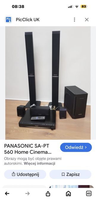 5.1 Panasonic głośniki kino domowe