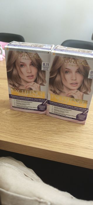 Farba 8.11 Loreal - 2 sztuki. Nowe