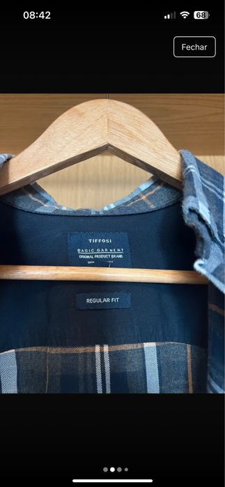 camisa xadrez tiffosi