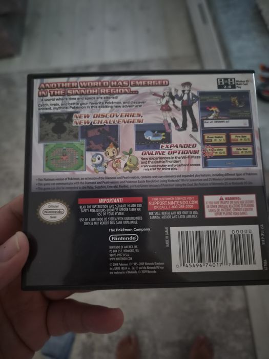 Pokémon Platinum Version - Nintendo DS (Versão USA / Completo CIB)