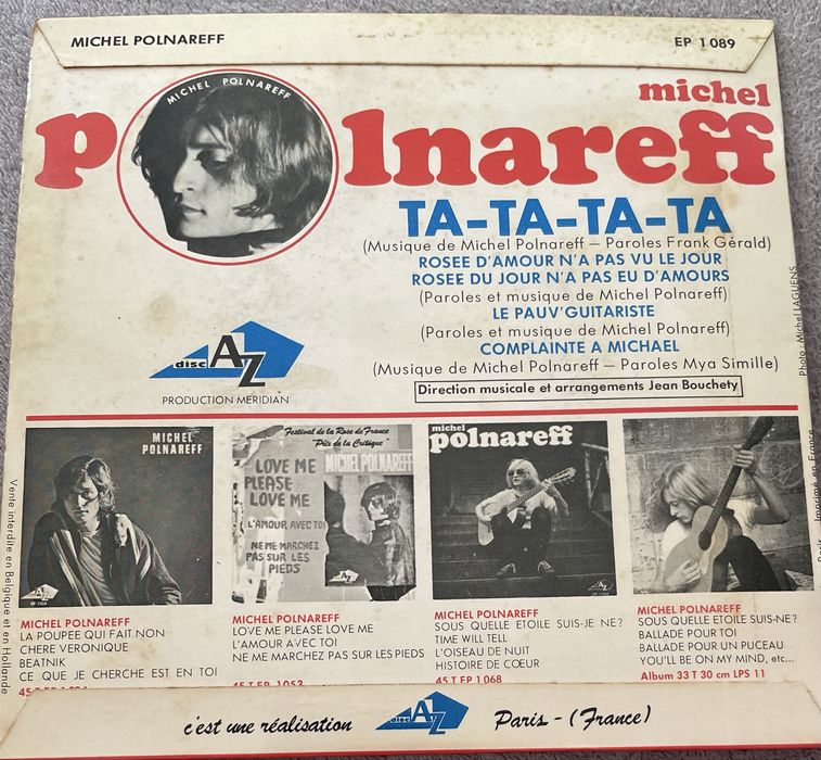 Vinil Michel Polnareff 45 rpm