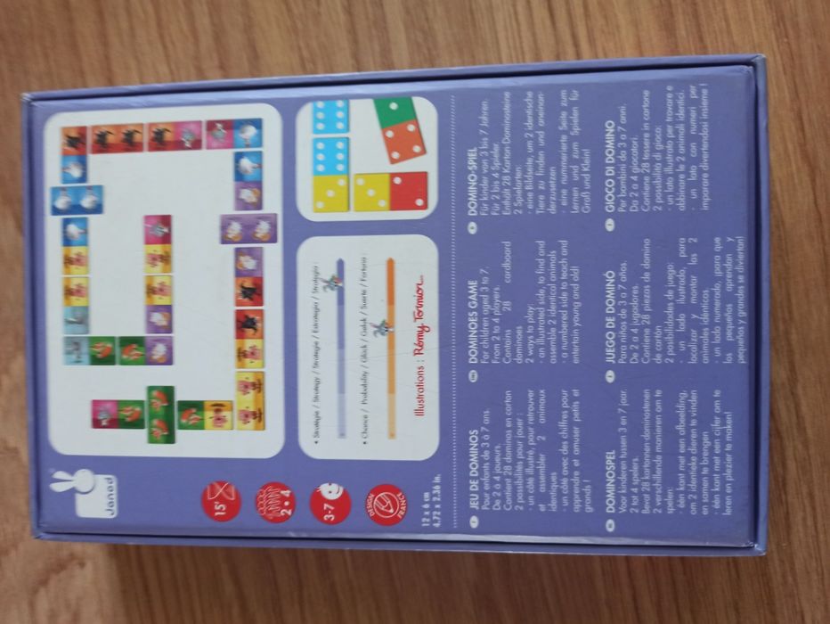 Domino Janod domino Zwierzęta Rigolooo J02737