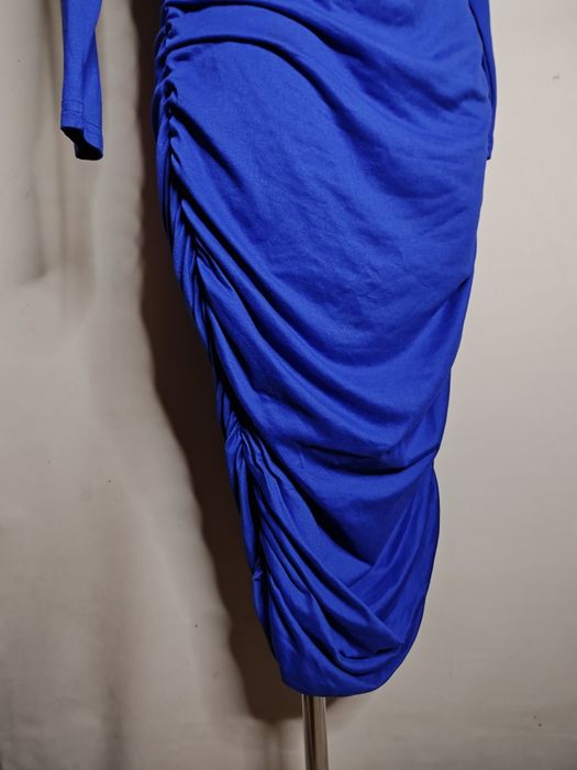 Shein XL sukienka boska granatowa maxi