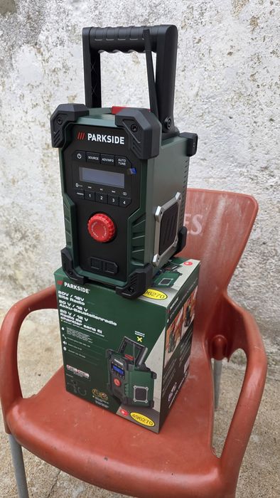 Rádio de Obras a bateria com bluetooth