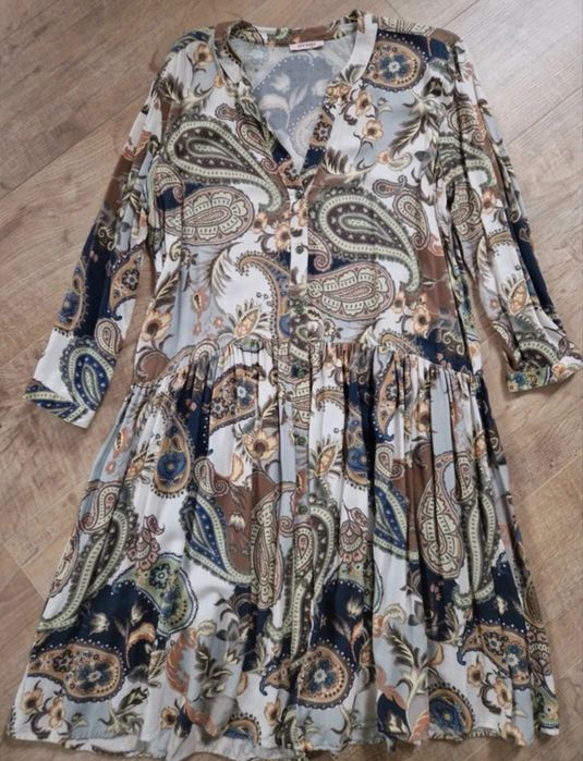 Sukienka boho, paislay - 100% wiskoza