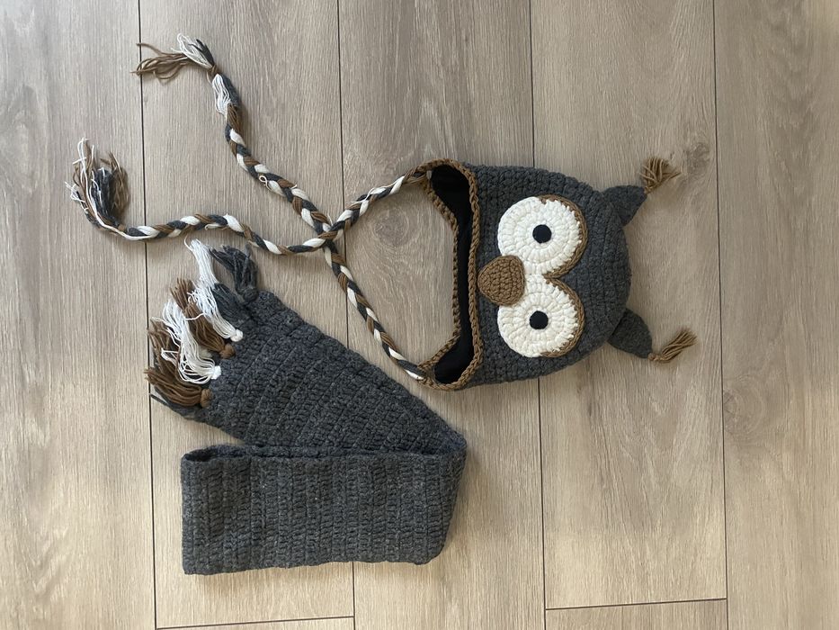 Тепленький набір / шапка та шарф на хлопчика / дівчинку 1-3 роки