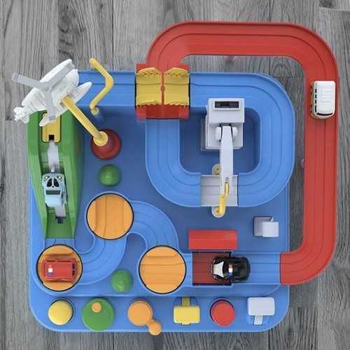 Tor przeszkód samochodowy zabawka