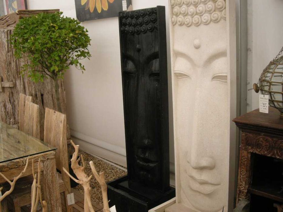 Fontanna , Ściana wodna, Twarz Buddy" 185cm