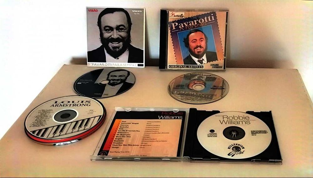 CD's Pavarotti e outros lote variado em bom estado