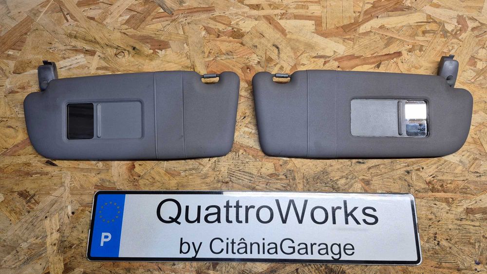 Palas sol Audi A4 B5 A3 8L cinza facelift como novas originais par