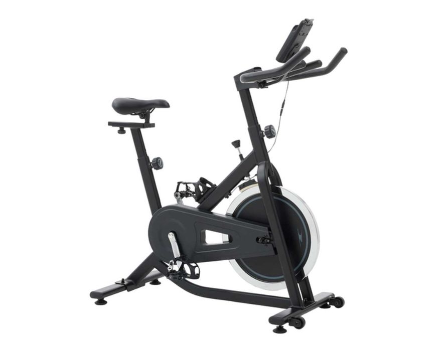 Rowerek stacjonarny treningowy spiningowy LCD smartfon MOCNY 120kg