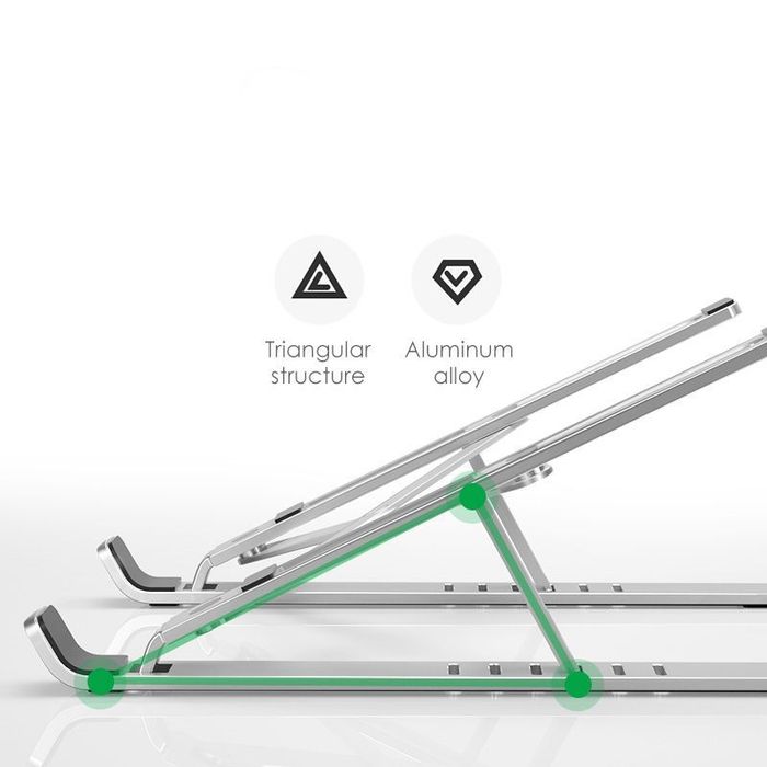 Tech-Protect alustand universal laptop stand dark grey