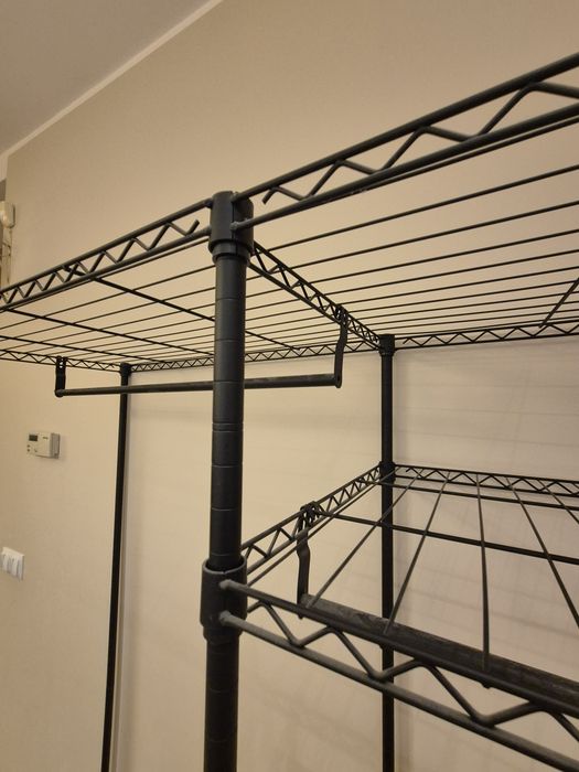 Regał metalowy do garderoby, szafa
