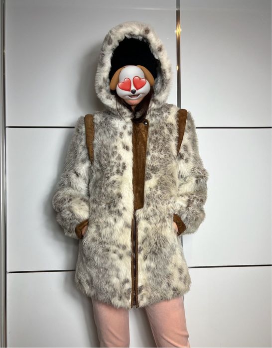 Futro Kurtka Astraka vintage 90’s luxurious simulated fur