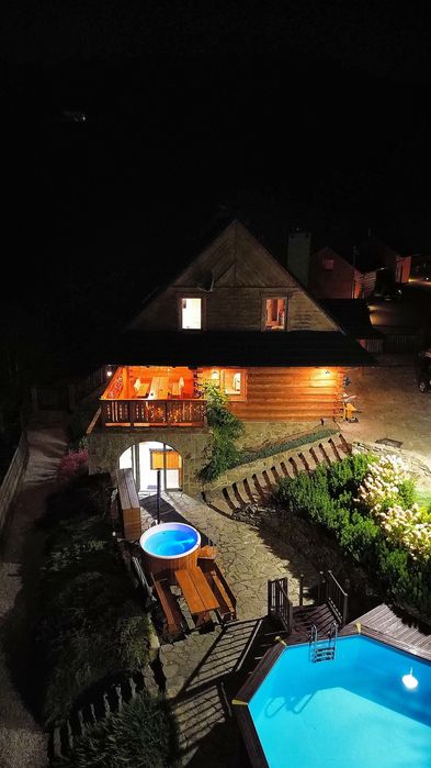 Luksusowa Willa w Beskidach dla 14osób- jacuzzi, sauna, balia, basen
