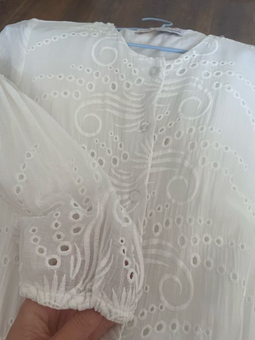 Біла сукня з прошви Theessence.ua вишиванка