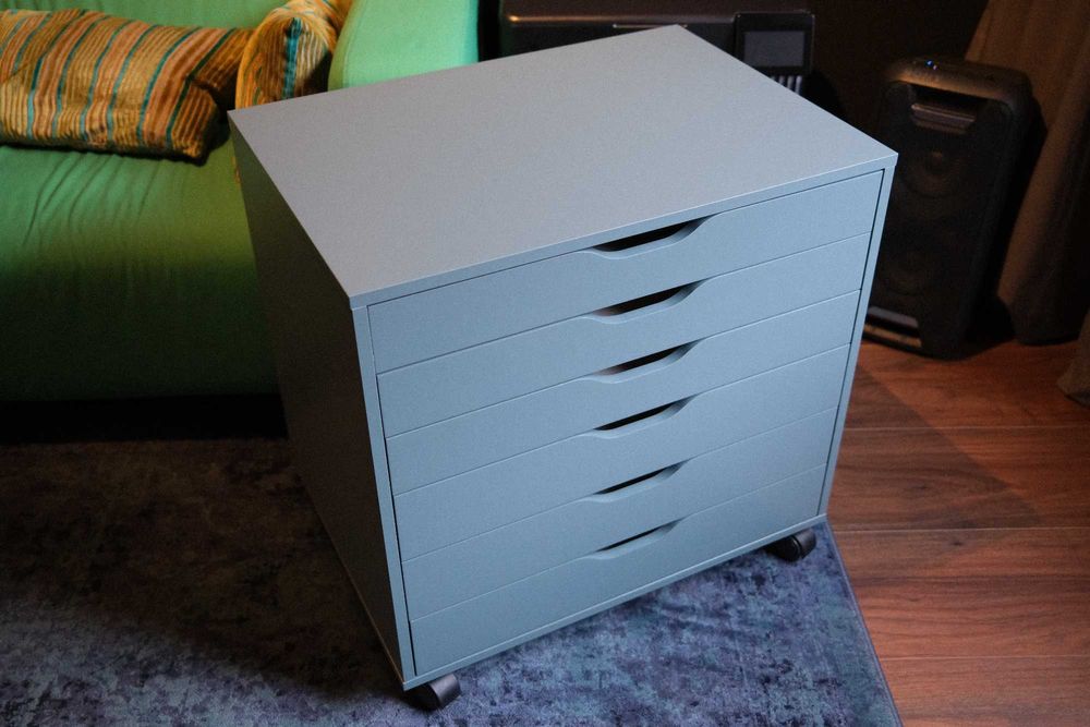 Bloco Gavetas IKEA ALEX 504.834.49 – Edição 2022 – Cinza Descontinuado