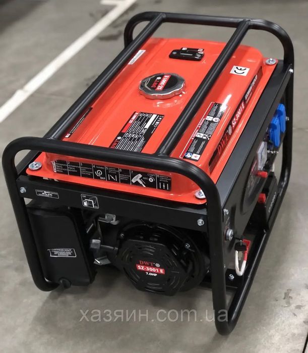 Генератор професiйний 3 кВт електростартер DWT Швейцария