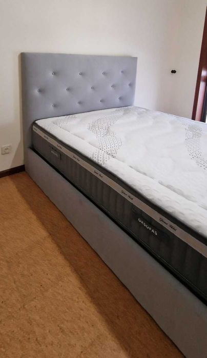 Camas de Casal Estofadas de Luxo 199€ Disp. em Várias Cores! 190x140m!