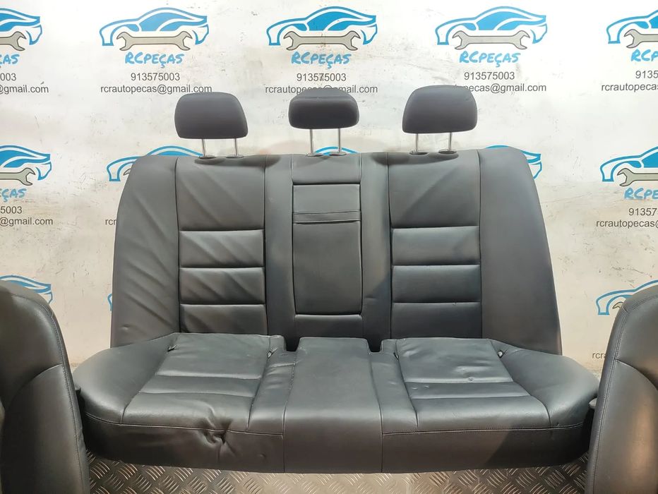 Conjunto Bancos Pele Mercedes Benz Class C W204 Sport AMG Carro